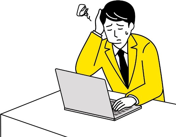 悩む
