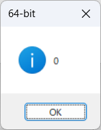 64-bit 実行