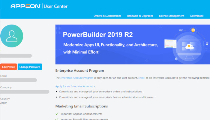User Center